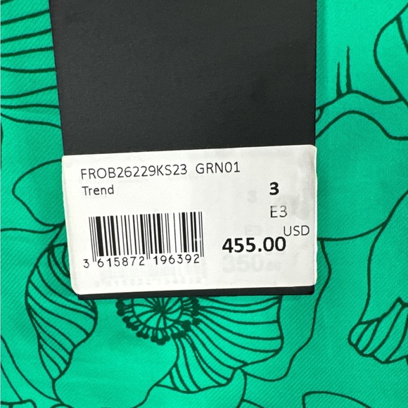 The Kooples Green Poppy Cut Out Dress Size 3 (8) Retails 455.00 - Picture 5 of 6